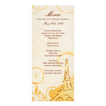 Damask Parisienne - Marmalade & Fall Spice Menu invitations