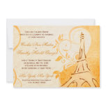 Damask Parisienne - Marmalade &amp; Fall Spice Wedding Personalized Invitation