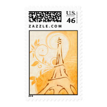 Damask Parisienne - Marmalade & Fall Spice Wedding stamps