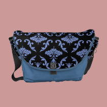 Damask Pattern messenger bags