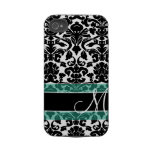 Damask Pattern with Monogram casemate cases