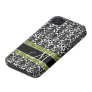 Damask Pattern with Monogram iPhone 4 Cases Damask Pattern with Monogram iPhone 4 Cases