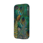Damask Peacock & Feather You Choose Color Tough Iphone 4 Cover