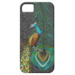 Damask Peacock & Feather You Choose Color iPhone 5 Case