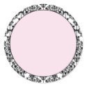 Damask Pink stickers