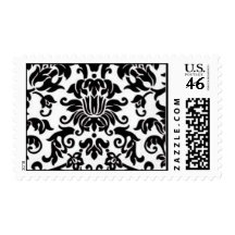 damask print postage