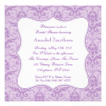 Damask Purple Elegance Invitation invitations