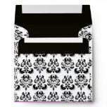 DAMASK ,purple lavander Envelopes