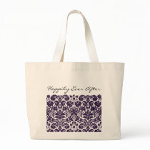 Damask Purple Wedding Bag