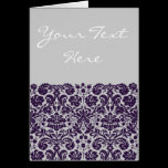 Damask Purple Wedding