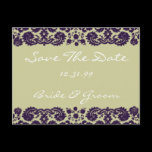 Damask Purple Wedding