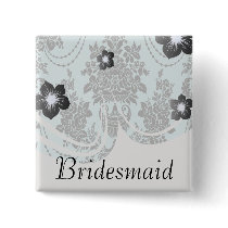 damask roses light blue and black.ai pins