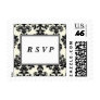 Damask RSVP Small Postage