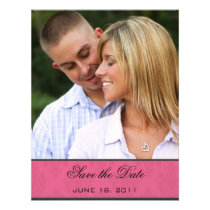 Damask Save the Date Announcement invitations