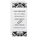 Damask Save the Date Invitation