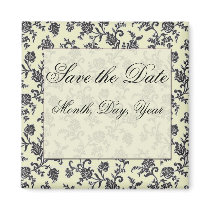 Damask Save the Date Magnet magnets