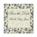 Damask Save the Date Magnet by aslentz Damask Save the Date Magnet