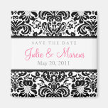 Damask Save The Date Magnets