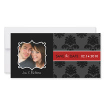 Damask Save the Date photo cards photo cards