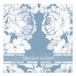 damask - secret garden bridal shower invitation