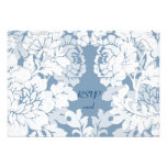 damask - secret garden wedding RSVP card Invite