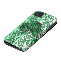 damask shamrock iphone 4 cover