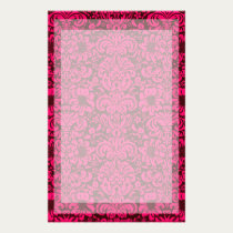 Damask stationery