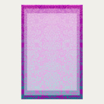 Damask stationery