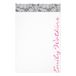 Damask Stationery Set