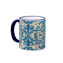 Damask style ! mugs