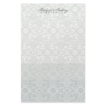 Damask Swirls Lace Dream Thank You Stationery by fatfatin_blue_knot Damask Swirls Lace Dream Thank You Stationery