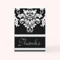 Damask Thank You card