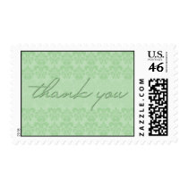 Damask Thank You Postage Stamp