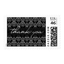 Damask Thank You Postage Stamp