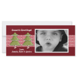 Damask Tree Photo Card Custom Rack Cards