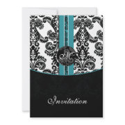 Turquoise wedding invites by mgdezigns Teal invitations by mgdezigns