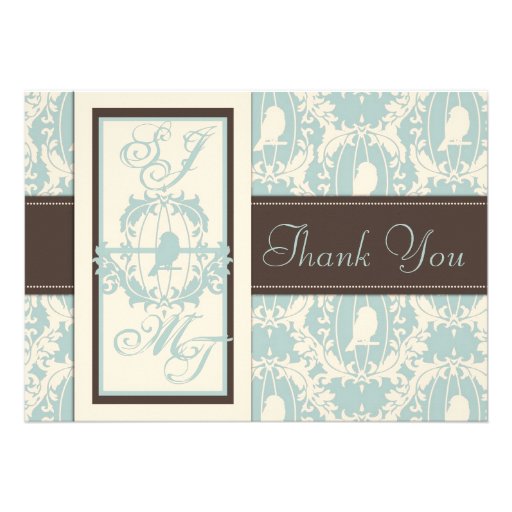 Damask Tweets TY Card 2 Invite