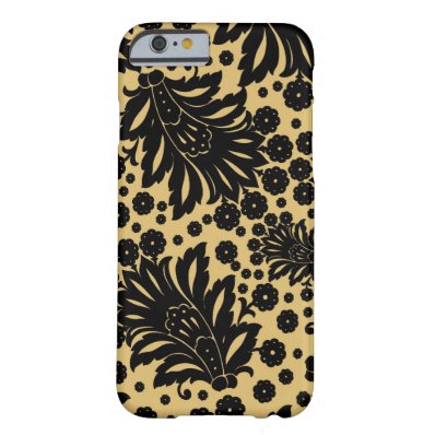 Damask vintage paisley feather floral pattern barely there iPhone 6 case