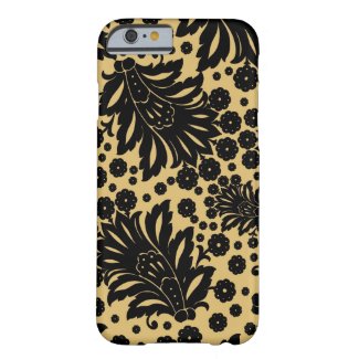 Damask vintage paisley feather floral pattern iPhone 6 case