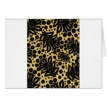 Damask vintage paisley wallpaper floral pattern card