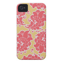 Damask vintage paisley wallpaper iPhone 4S case Case-Mate iPhone 4 Case