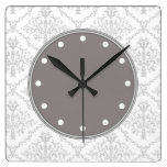Damask Wall Clocks