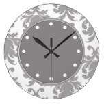 Damask Wall Clocks