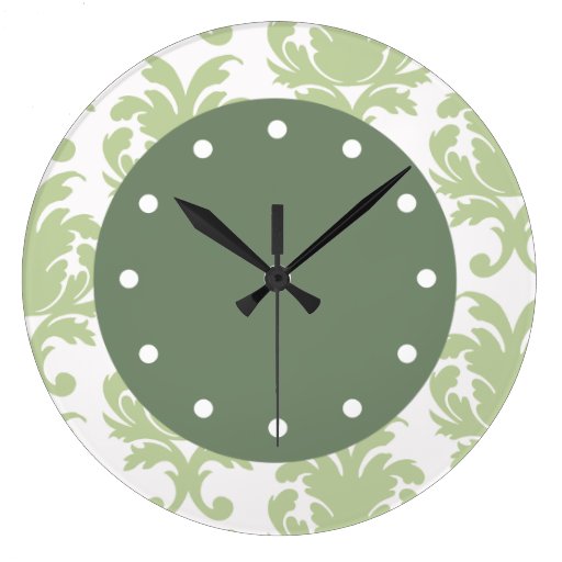 Damask Wall Clocks