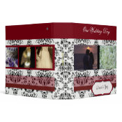 Damask Wedding Day Scapbook - add your photos binder