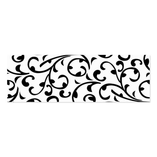 Damask Wedding Favor Gift Tags Business Card Template (back side)