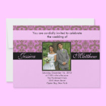 Damask Wedding Invitation