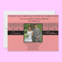 Damask Wedding Invitation