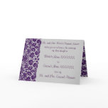 Damask Wedding Invitation-Choose BackGround