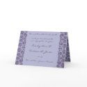 Damask Wedding Invitation -Choose BackGround cards